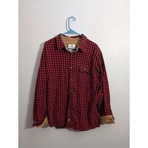 Legendary Whitetails Cotton Flannel Button Up Shirt XL hunting